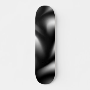 Skate Abstrato tecendo em preto e branco