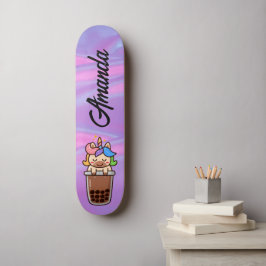 Skate Abstrato Unicorn