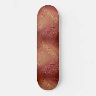 Skate Abstrato Wavy Strike Patternos Linhas 1