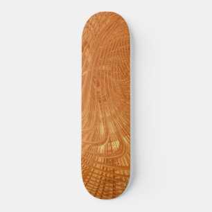Skate Abstrato Wavy Striped Pattern Lines 01