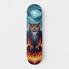 Skate Acima e Abaixo - Wise Owl Art