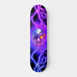 Skate Adesivo de olho de pirata de caveira