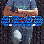 Skate Adicionar Iniciais de Nome, Padrão de Hash Tecido<br><div class="desc">Adicione qualquer nome ou sigla que você quiser neste design de excelente - Consulte minha loja para ver muito mais designs de skate personalizados e T-Shirts,  Hoodies,  Backpack,  Blankets e muito mais.</div>
