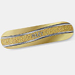 Skate Adicionar Iniciais De Nome, Prata Dourada Metálica<br><div class="desc">Adicione qualquer nome ou sigla que você quiser neste design de excelente - Consulte minha loja para ver muito mais designs de skate personalizados e T-Shirts,  Hoodies,  Backpack,  Blankets e muito mais.</div>