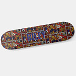 Skate Adicionar Nome Pop Art Quic Book Gym Life Brown Bl<br><div class="desc">Adicione qualquer nome ou sigla que você quiser neste design de excelente - Consulte minha loja para ver muito mais designs de skate personalizados e T-Shirts,  Hoodies,  Backpack,  Blankets e muito mais.</div>