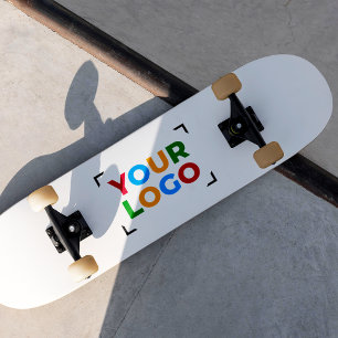 Skate Adicione Seu Logotipo Minimalista Promocional Bran