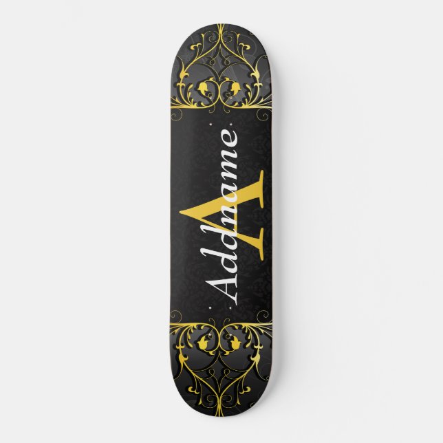 Skate Adicione seu nome e inicial (Frente)