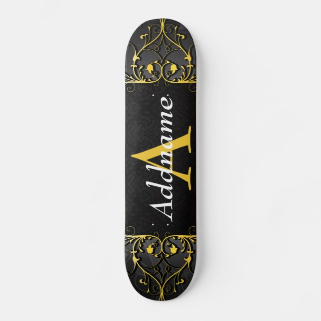 Skate Adicione seu nome e inicial (Frente)