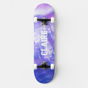 Skate Adicione Seu Nome Gelo Legal Roxo