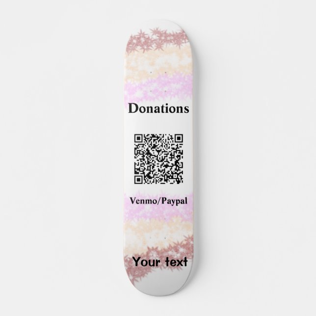 Skate Adições simples mínimas código de barras doações v (Frente)