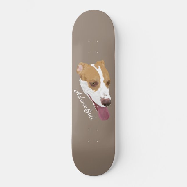 Skate Adora-Bull Pitbull Terrier Mix (Frente)