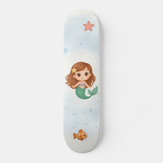 Skate Adorable little mermaid kids (Frente)