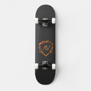 Skate AETHER VANGUARD - Logotipo AV Pedra Forma Streetwe