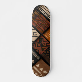 Skate African culture designs on diagonal shapes