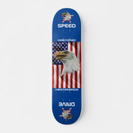 Skate Águia Vigilância, A Bandeira Americana, Patriótica