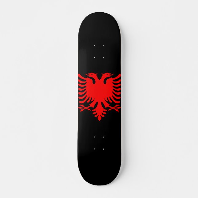 Skate Albanês vermelho Eagle (Frente)