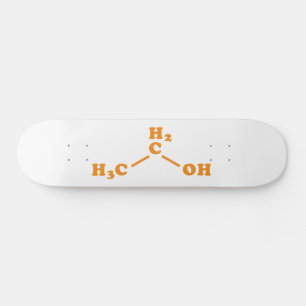 Skate Álcool Etanol Fórmula Química Molecular