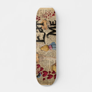 Skate Alice no país das maravilhas come-me muffin