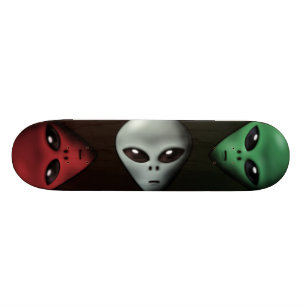 Skate Alienígena assustador