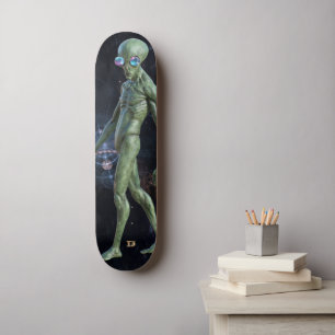 Skate Alienígena Nos Óculos Solares Dd Marca