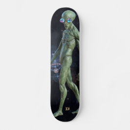 Skate Alienígena Nos Óculos Solares Dd Marca