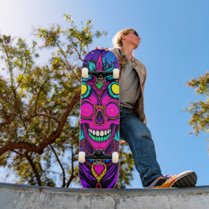 Skate Alienígena Psicodélico Whimsical