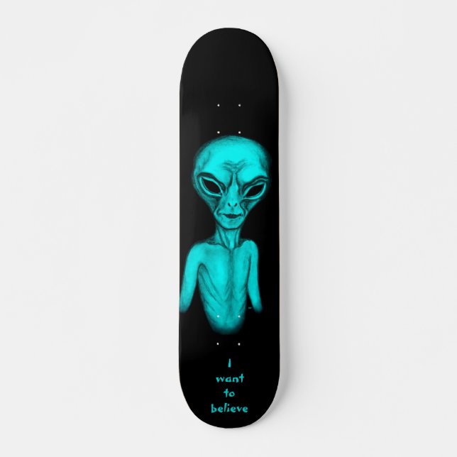 Skate Alienígena, quero acreditar (Frente)