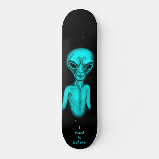 Skate Alienígena, quero acreditar (Frente)