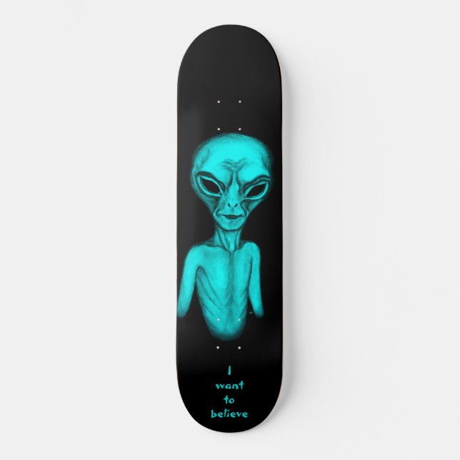 Skate Alienígena, quero acreditar (Frente)