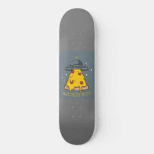Skate "Aliens acreditam na pizza"