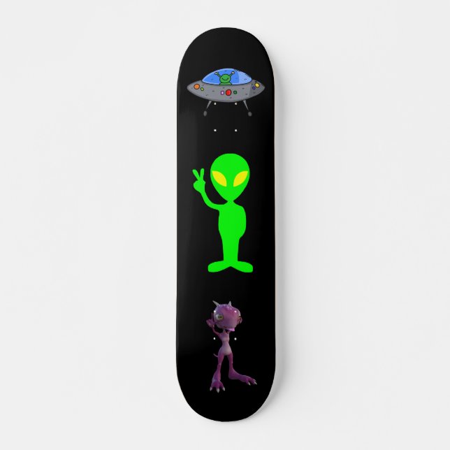 Skate ALIENS FUNNY Painel de navegação OFO (Frente)