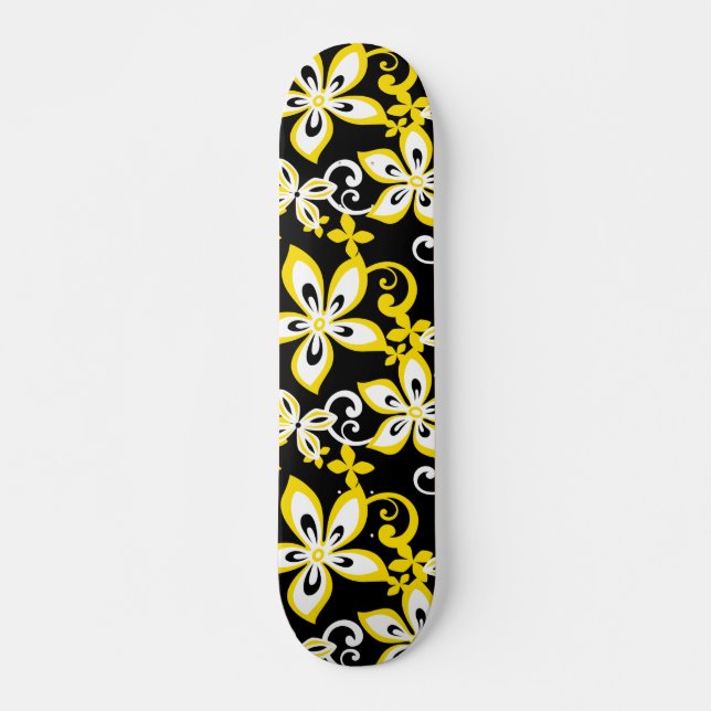 SKATE ALOHA HAWAII (PRETO/AMARELO) (Frente)