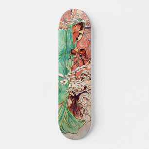 Skate Alphonse Mucha, As Estações, Inverno (1896) 