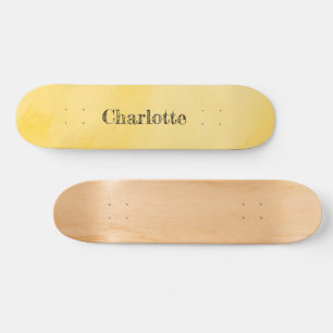 Skate Amarelo Rosa Sunshine