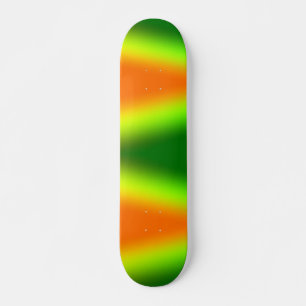Skate Amarelo verde laranja simples minimal.personalizad