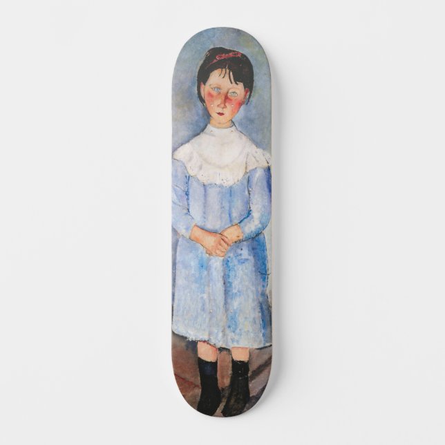 Skate Amedeo Modigliani - Menina de Azul (Frente)