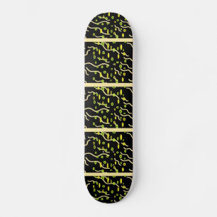 Skate Amendoins design de arte e polpa amarela