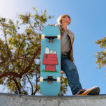 Skate Amendoins | Nápoles Snoopy<br><div class="desc">Snoopy é o amoroso bicho de estimação de Charlie Brown na tira cômica Peanuts de Charles M. Schulz. Veja este design de amendoins bonitinho com este cão amável.</div>
