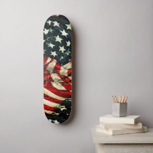 Skate American Flag-Camouflage por Shirley Taylor