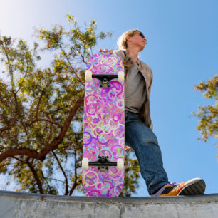 Skate Anéis de pinks coloridos e muito mais