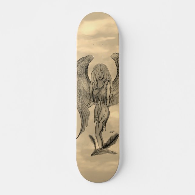 Skate Angel no estilo de tatuagem (Frente)