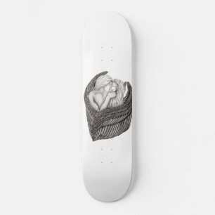 Skate Angels Kissing, Design preto e branco