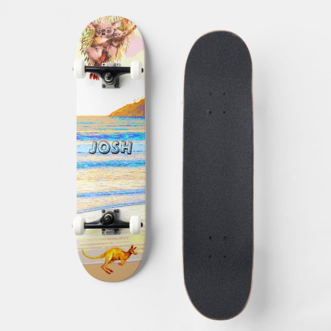 Skate Animais Aussie Surfside (Frente)