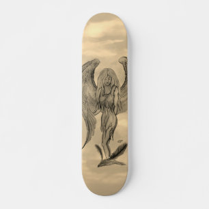 Skate Anjo, Arte Lápis em Marmor Design