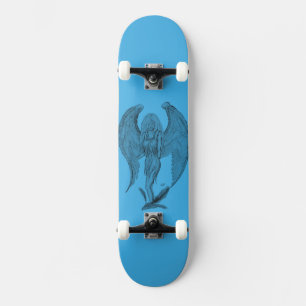 Skate Anjo - design preto e azul