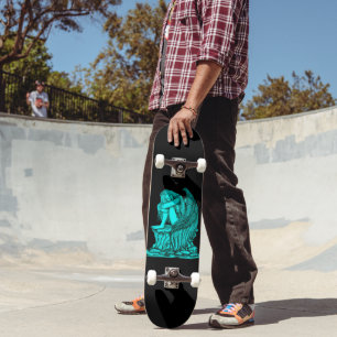 Skate Anjo dormindo na pedra