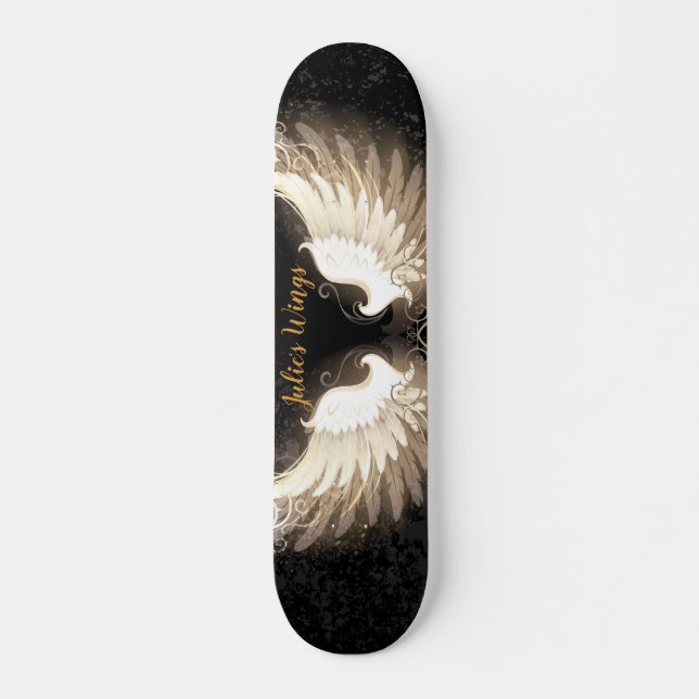 Skate Anjo Wings, Deck Personalizado (Frente)