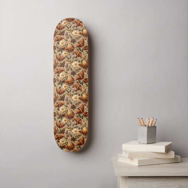 Skate Ansiando Croissants (Arte de parede)