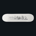 Skate Anticorpo Animal<br><div class="desc">Animais em pintura antiga de desfile</div>