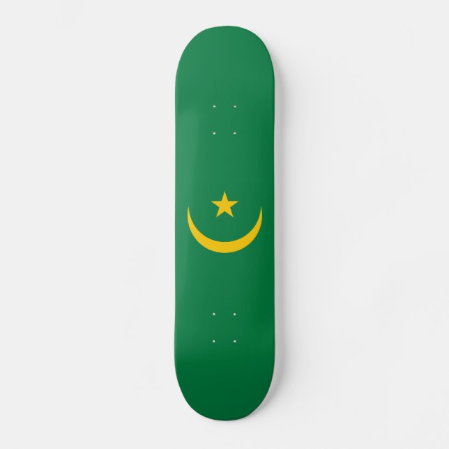 Skate Antiga bandeira da Mauritânia (Frente)